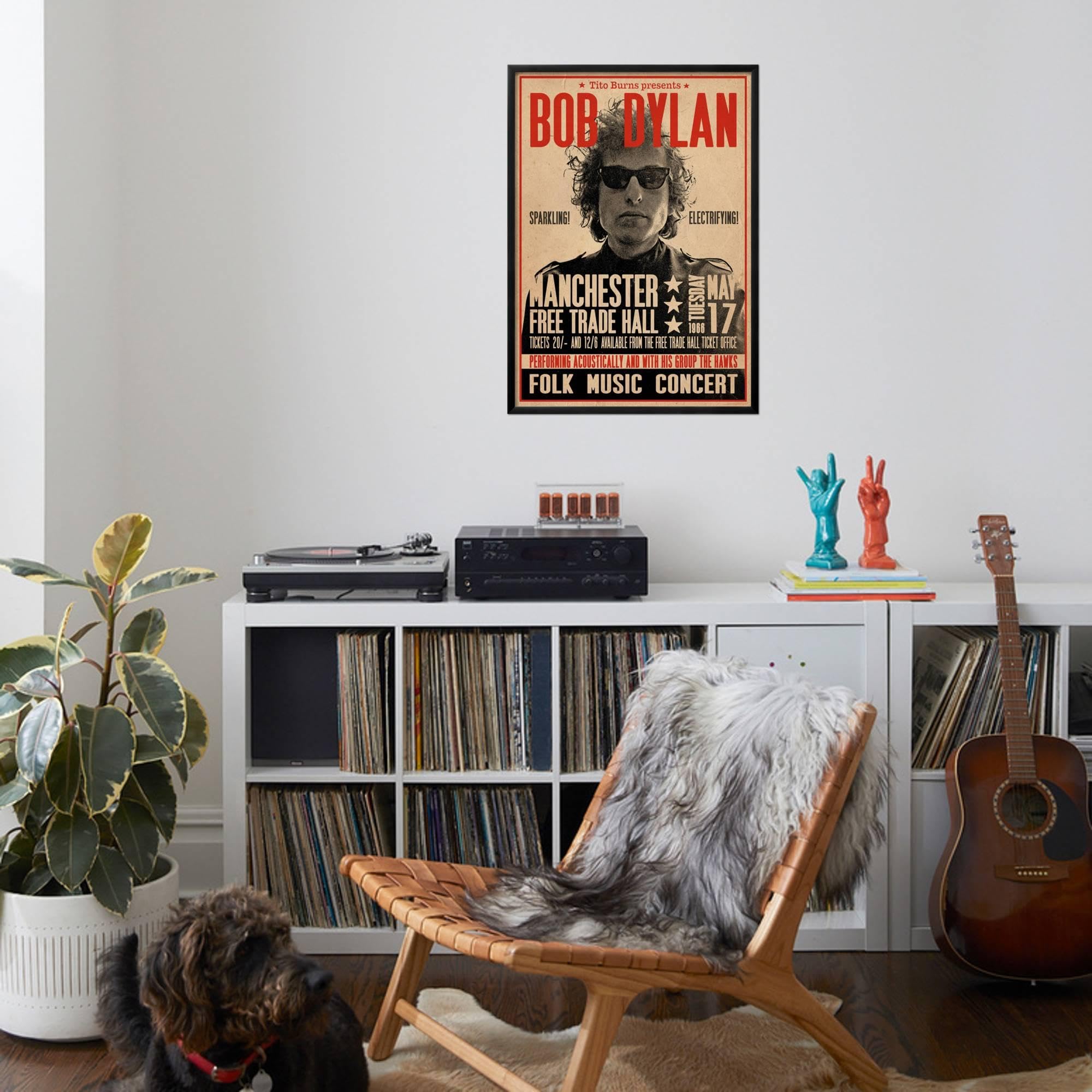 Amazon.com: AllPosters Wall Poster Bob Dylan Manchester Free Trade