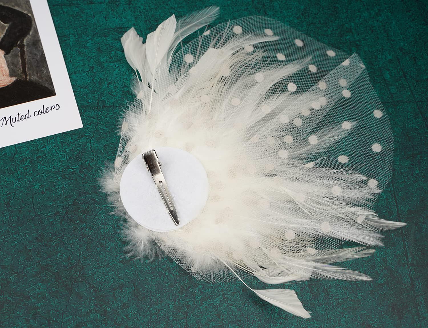 Cizoe Fascinators 20s Gatsby Flapper Acessories Art Deco Party Accessory Peacock Feather Headpiece - Image 6