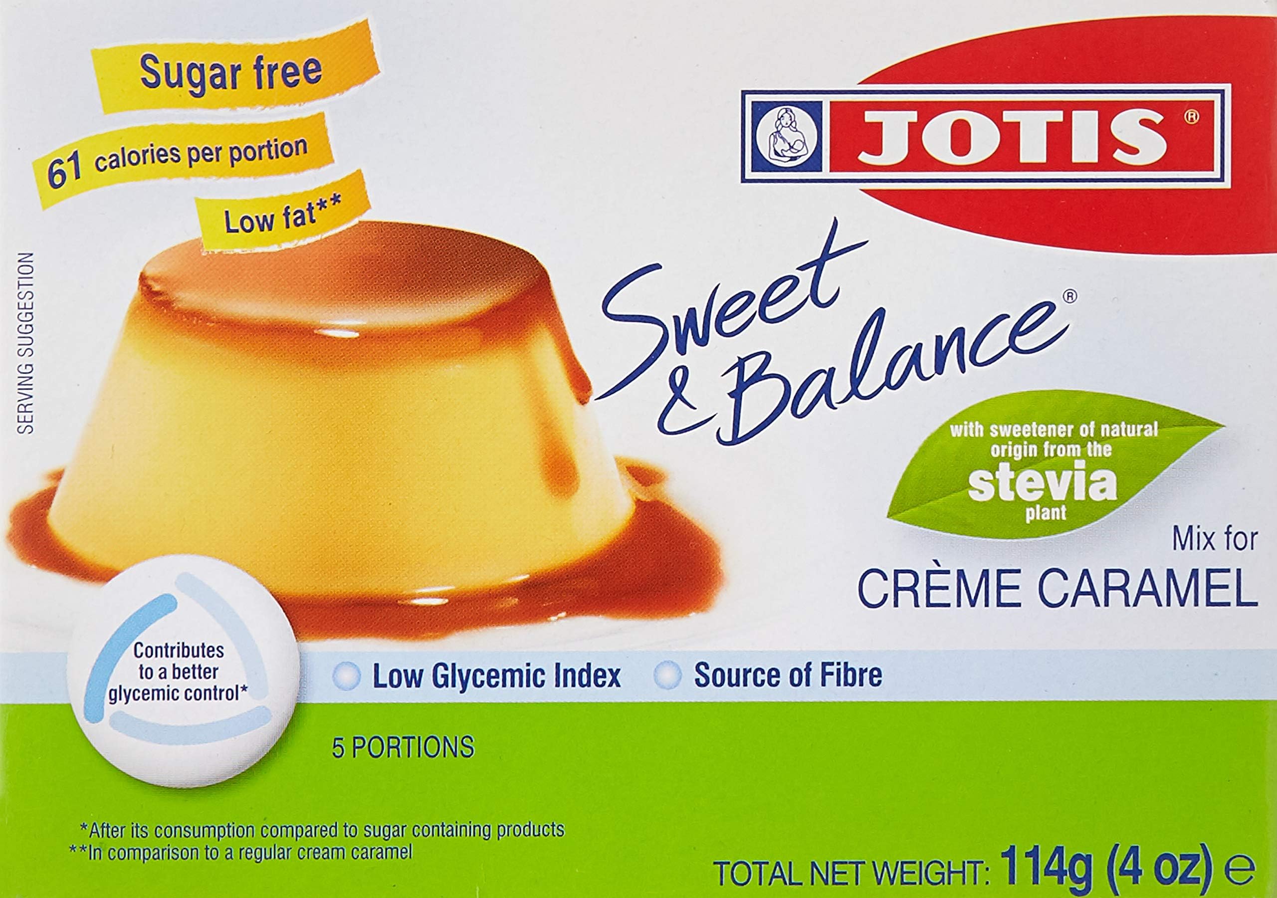 Jotis Sweet & Balance Cream Caramel, 114 Gm