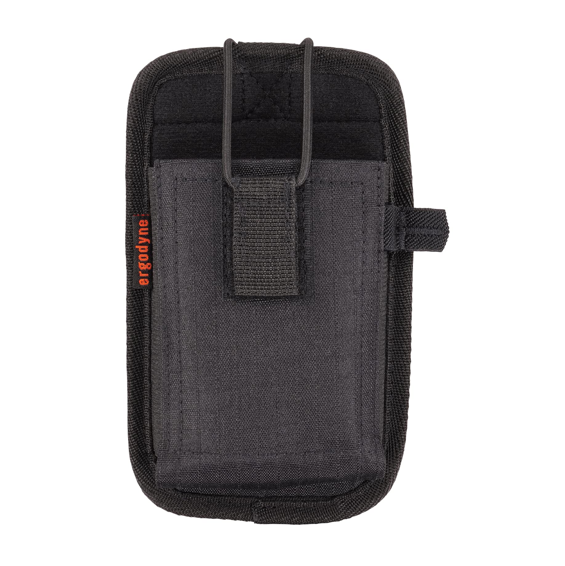 Ergodyne Squids 5542 Barcode Scanner Holster Pouch for Phone Size Mobile Computers, Holder for Handheld Bar Code Scanners, Loop Attachment for Belt or Equipment Black Small