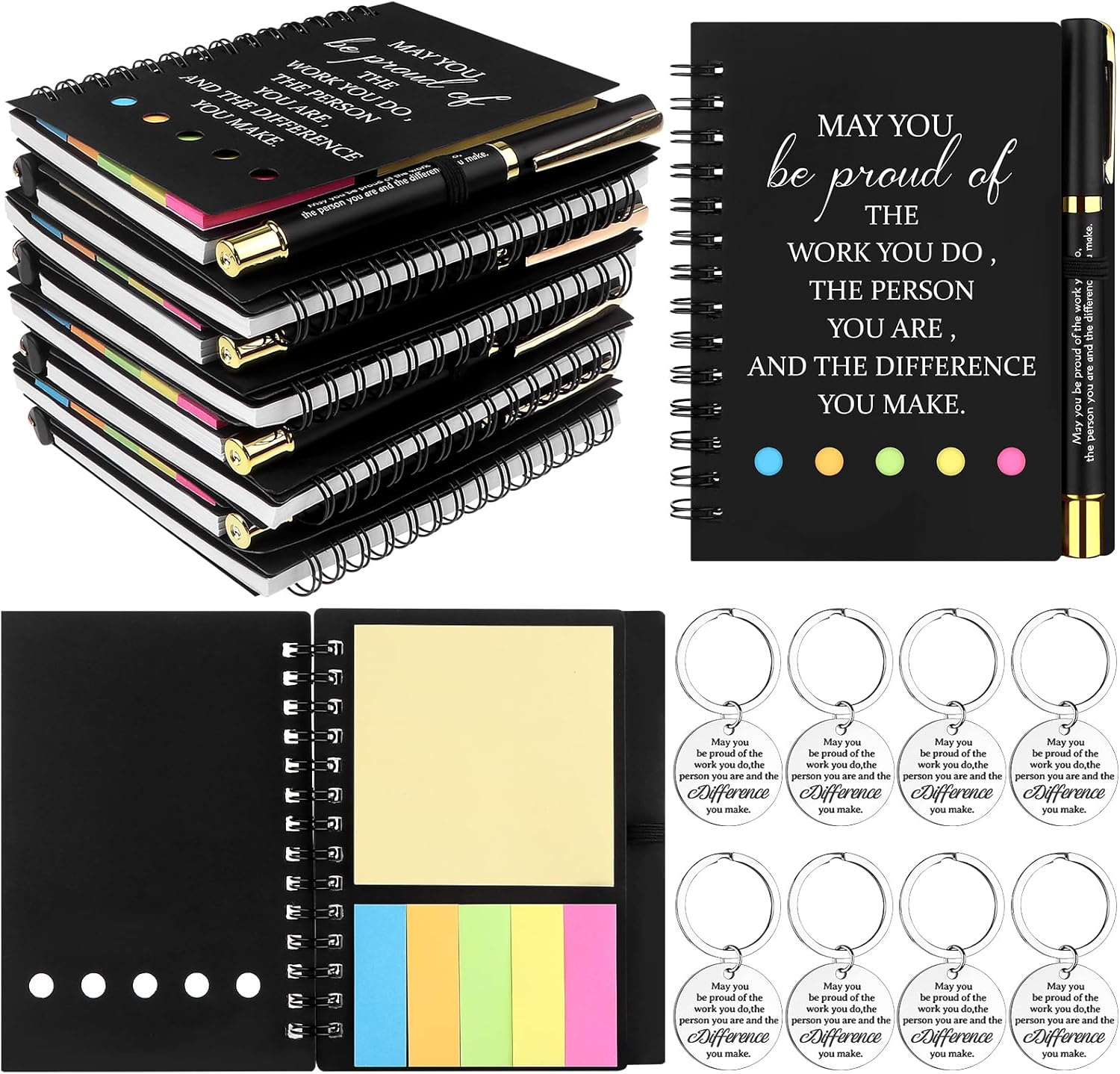 8 Sets/24 Pcs Inspirational Gifts for Employees Motivational Ballpoint ...