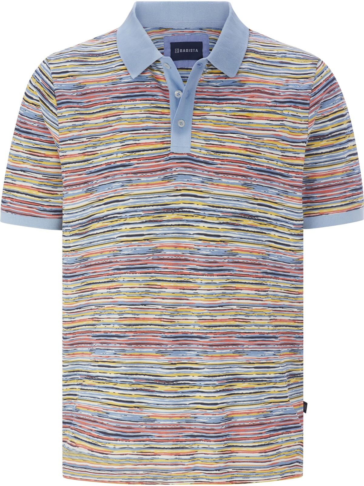 BABISTA Herren Poloshirt Monzio | gestreift, mit Polo-Kragen, Männer Freizeit-Shirt mit Streifen, 100% Baumwolle, frische Farben, große Größen bis Gr. 5XL