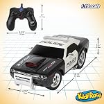 RC Télécommande voiture de police pour enfants, rechargeable, durable et facile à contrôler