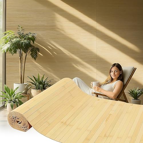 Bamboo Wall Panels for Interior Wall Decor: Natural Flexible Pole