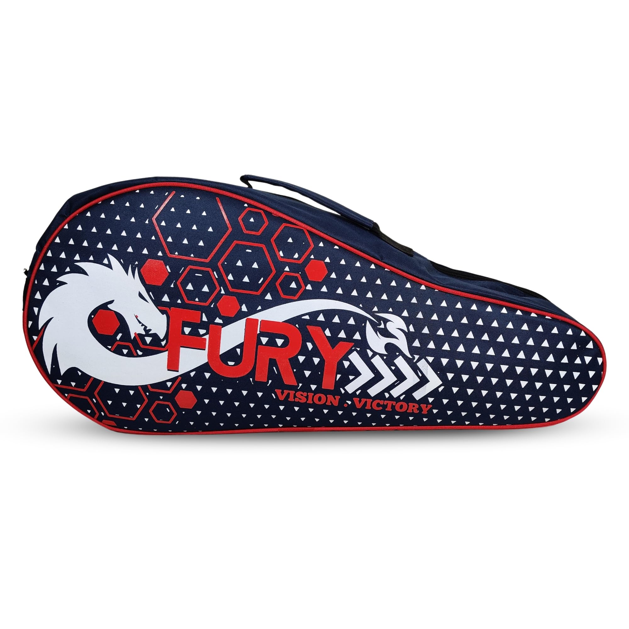 Prokick Fury Badminton Kitbag | Racket Bag | Dedicated Compartments | Unisex - Men, Boys, Girls, Women (Navy Blue/Red) (B0CST31RGS) Amazon Price History, Amazon Price Tracker