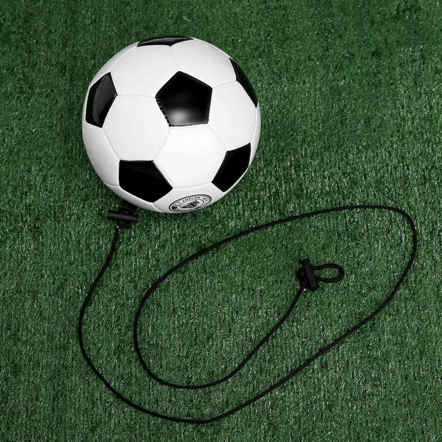 Ballon De Foot D'entraînement élastique – Taille 4 – Cordon Réglable – Amélioration Contrôle