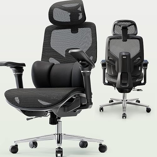 S9 Ergonomic Office Chair 3-Zone Lumbar Support for Back Pain