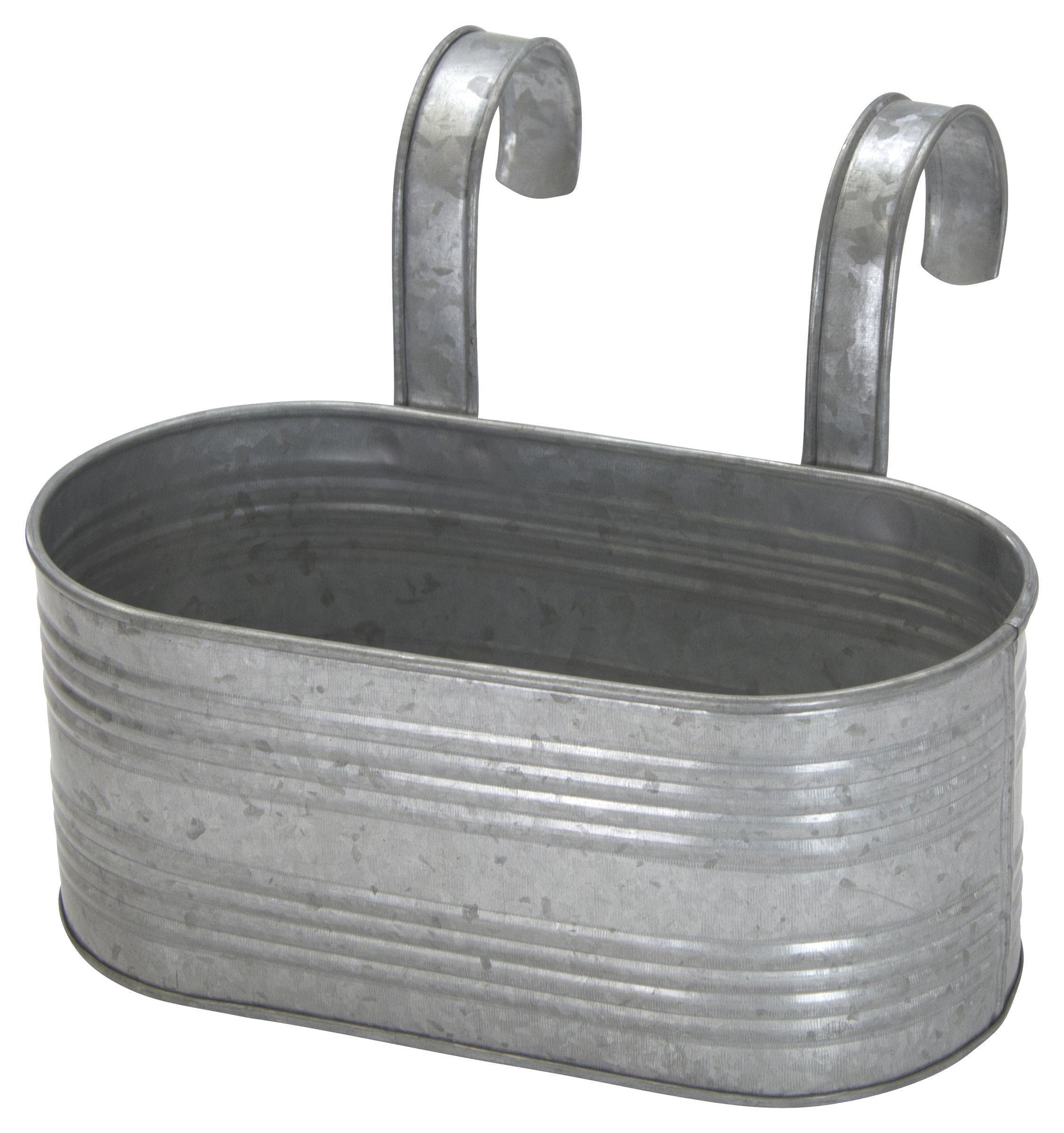 DARO DEKO Balkonkasten mit Henkel verzinkt - 30 x 25 x 23 cm - Balkonhnger  Balkontopf : Amazon.de: Garten