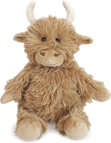 MON AMI Mac The Highland - Juguete de peluche de vaca de 12 pulgadas, hecho a mano, juguete de peluche suave, regalo para niños pequeñosniñas, niños