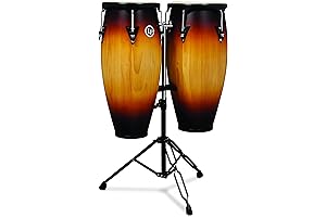 Latin Percussion LP City Wood Congas 10" & 11" Set - Congo Drums for Adults