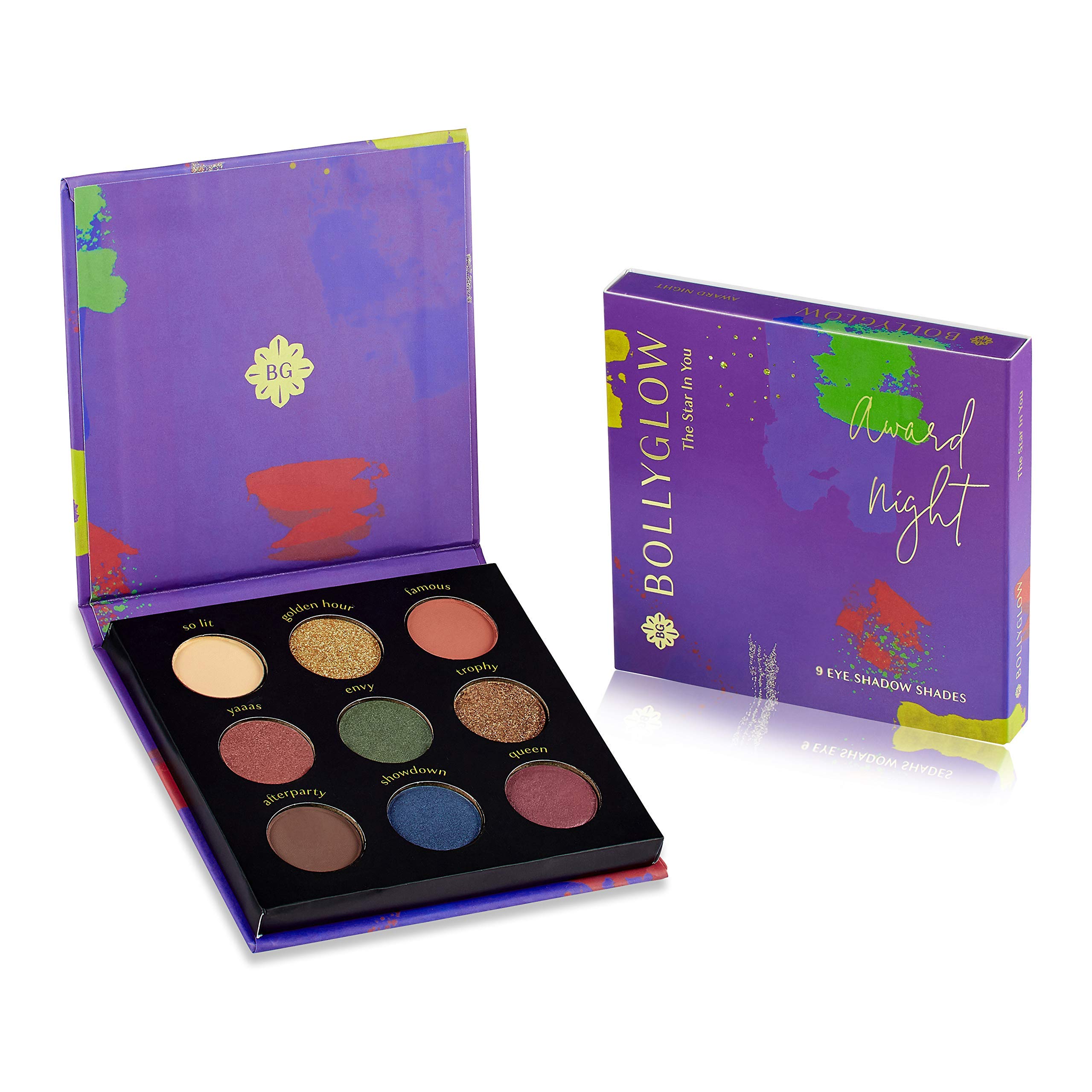 Bollyglow 9 Shade Eyeshadow Palette - Award Night