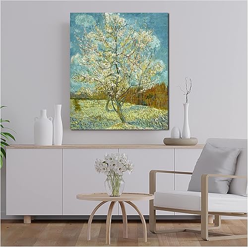 Miniatura 389 de A&T ARTWORK The Starry Night de Vincent Van Gogh. Tamaño del marco: 36 x 30 pulgadas, tamaño de la imagen: 30 x 24 pulgadas, reproducciones clásicas