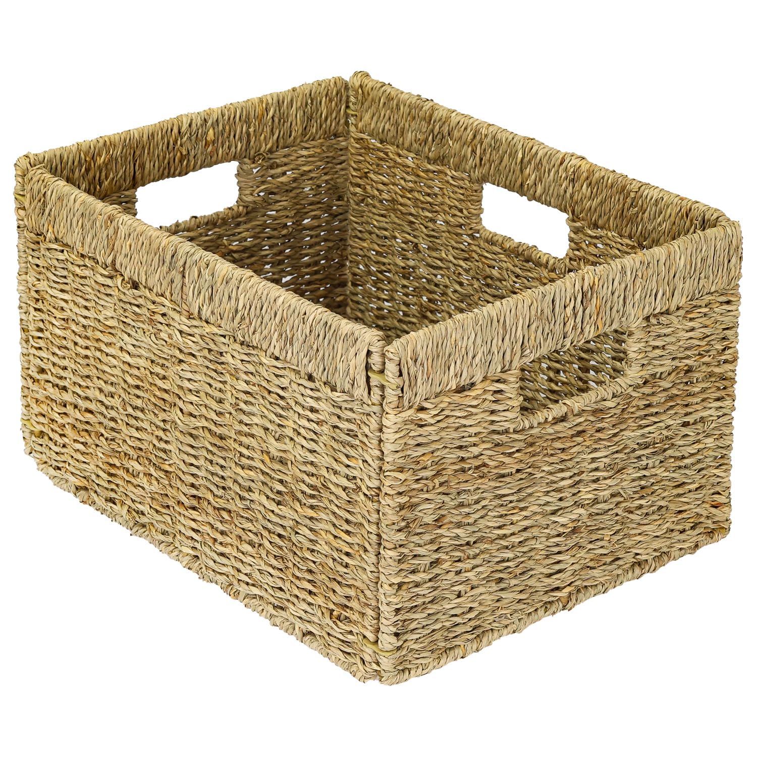 HMF Seagrass Woven Storage Basket | Fits Billy | 35 x 25 x 20 cm