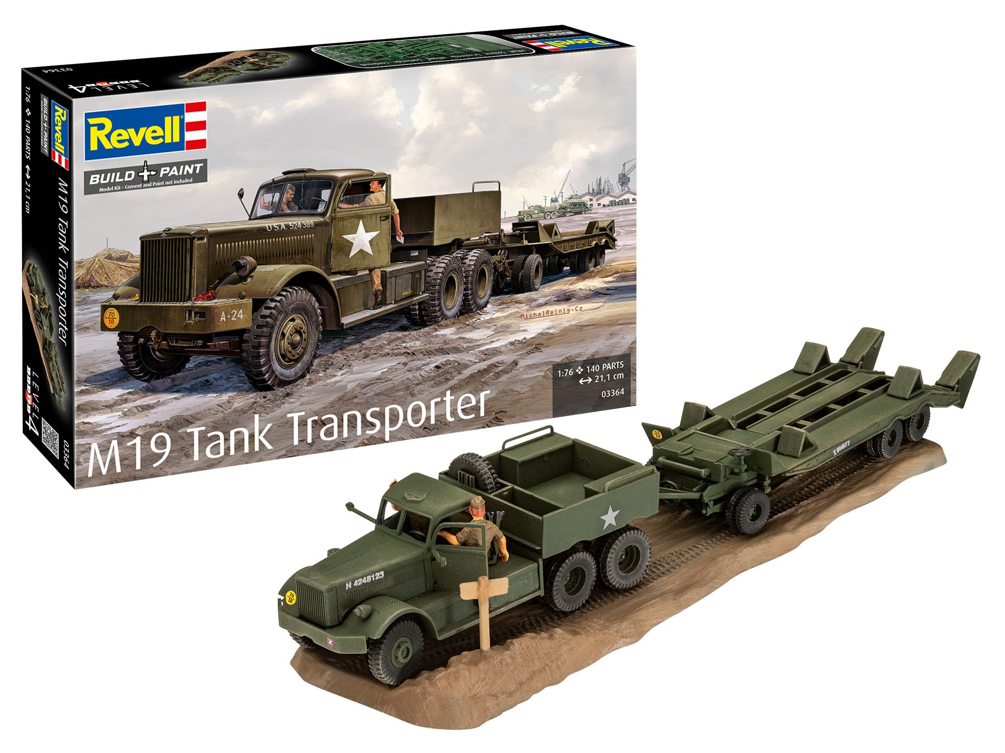Amazon | ドイツレベル(Revell) 1/76 M19戦車運搬車 プラモデル 03364
