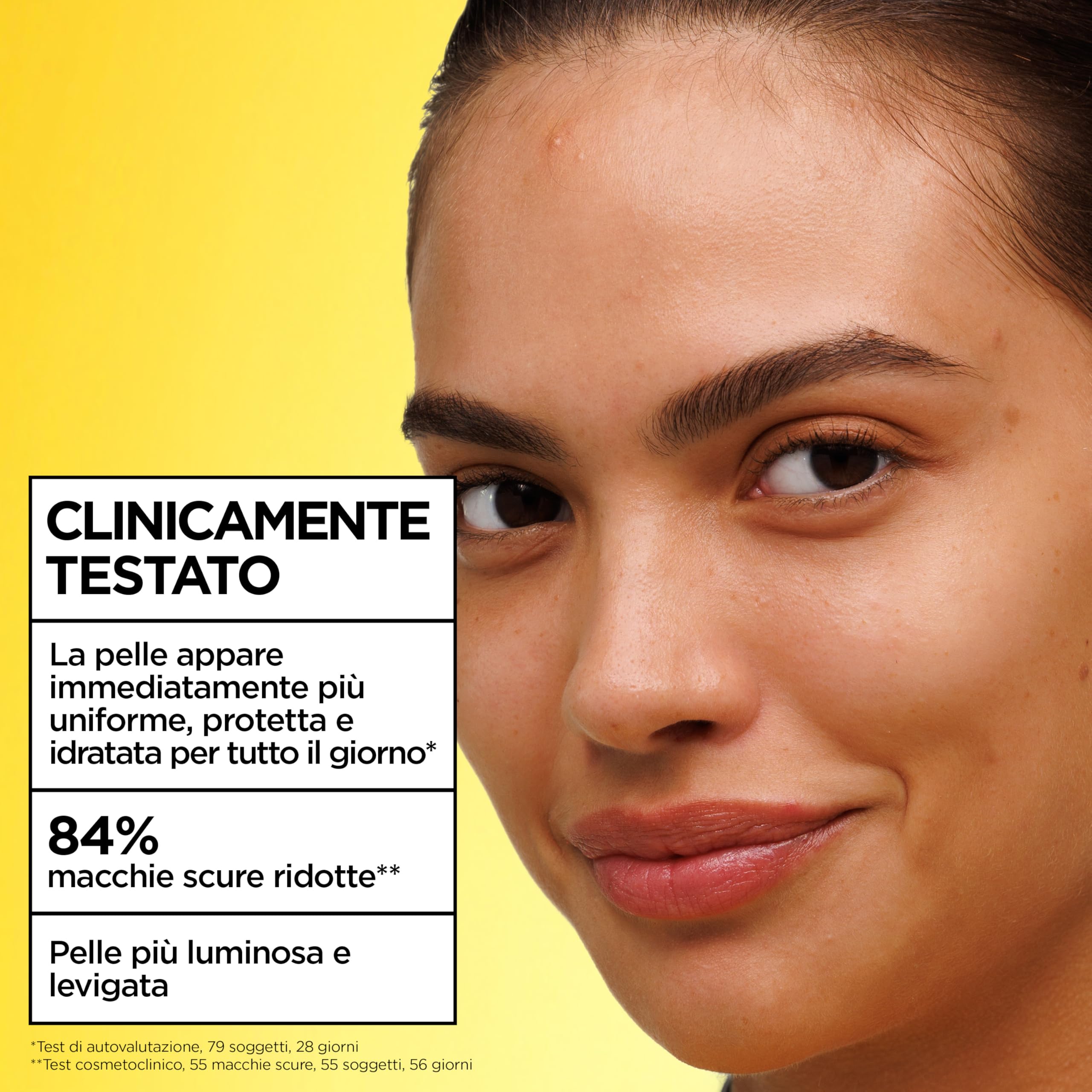 Garnier Fluido Colorato 3 in 1 Wonder Tint Vitamina C, Per Tutti i Tipi di Pelle, Protezione Solare SPF50+, Pelle Uniformata e Protetta, Macchie Ridotte, Tonalità: Medium, 40 ml