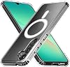 Rongep Samsung Galaxy A26 için Şeffaf Kılıf Mag-Clear Güçlü Manyetikli [MagSafe ile Uyumlu] A26 Koruyucu Sararmaya Dayanıklı Kalın Yapılı Darbe Emici PCTPU Hibrit Tasarım Samsung A26 Kılıfı