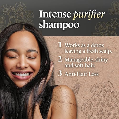 Miniatura 4 de Tio Nacho Champú, purificador con jalea real, infundido con células madre botánicas para una purificación intensa del cabello y el cuero cabelludo +