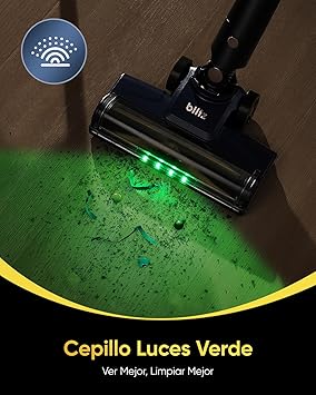 Vexilar V12 Aspiradora sin Cable 58KPa Potente Succión, Escoba Aspirador sin Cable Antienredos, Autonomía 50 Minutos, Filtración de 5 Etapas, Aspiradora para Suelo/Alfombra/Coche/Pelo de Mascotas3