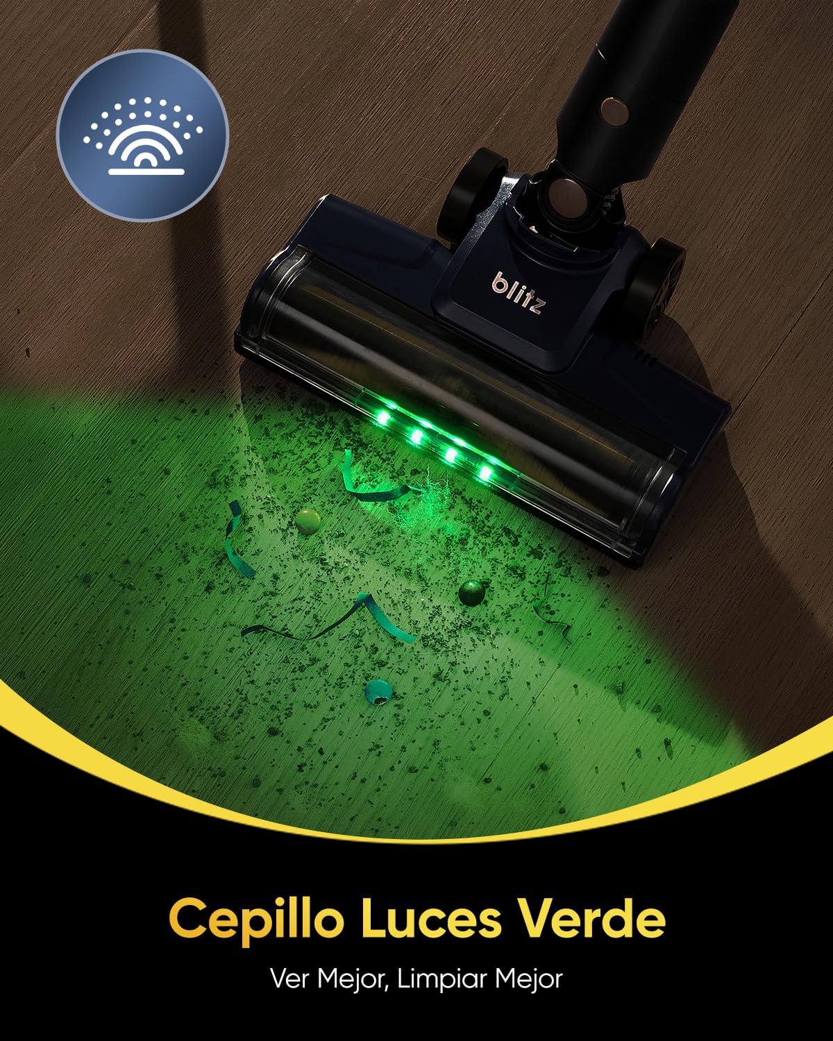 Vexilar Aspiradora sin Cable V12,Potente Succión 58KPa, Aspiradora Antienredos, Autonomía 50 Minutos, Filtración de 5 Etapas,Escoba Aspirador sin Cable para Suelo/Alfombra/Pelo de Mascotas/Coche
