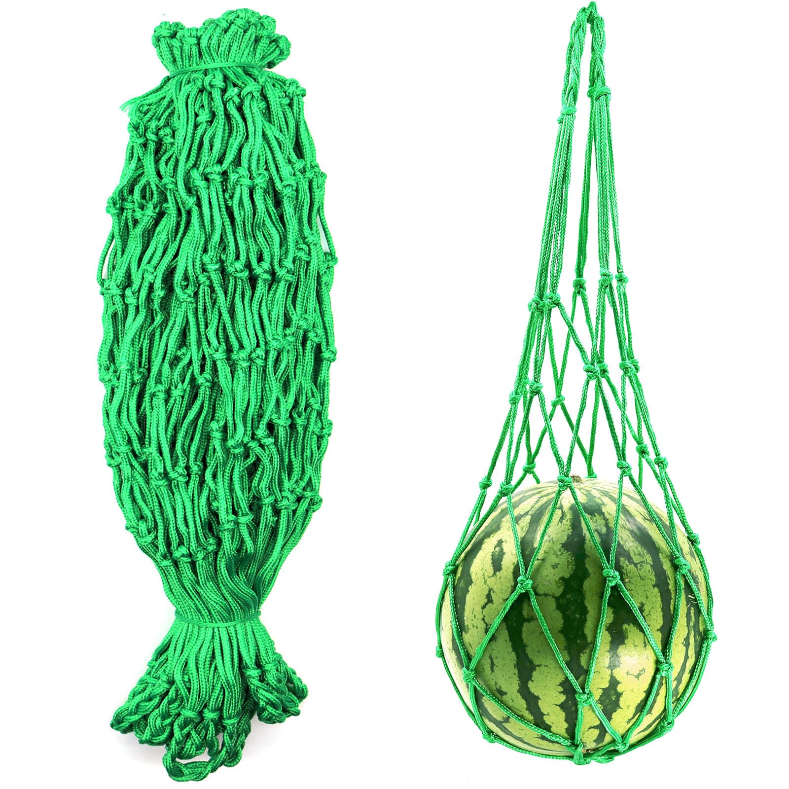 10 Pack Watermelon Hammock Mesh Bags Melon Nets Melon Hammocks Cradles Pumpkin Support Hanging Bags for Growing Cantaloupe