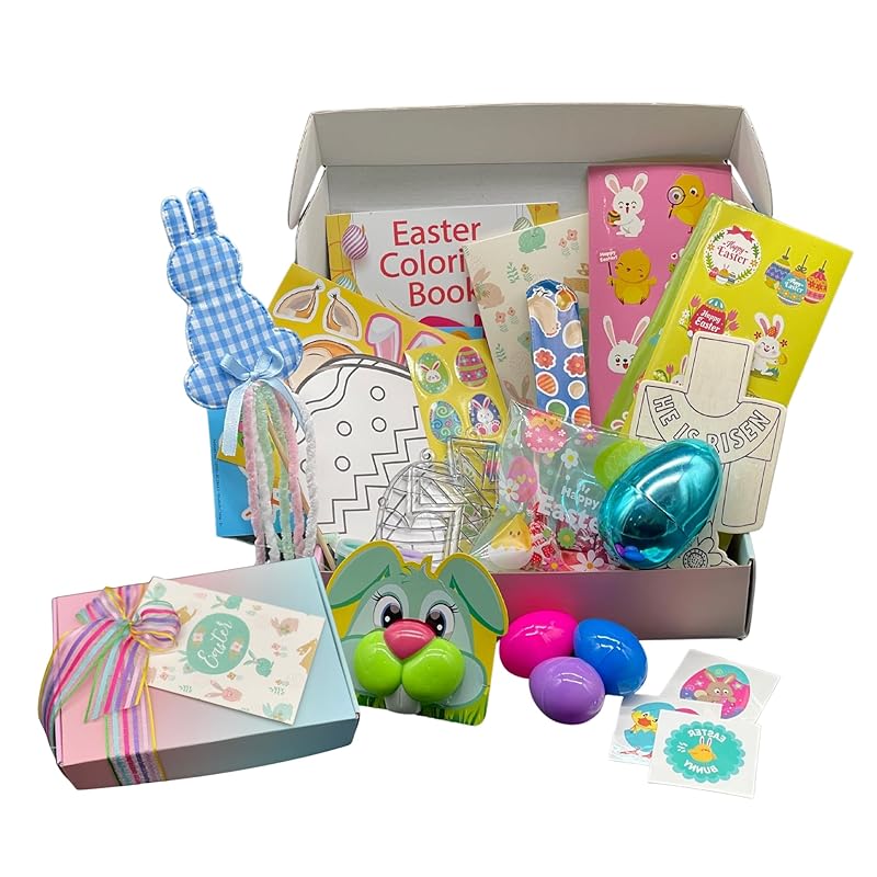 Easter Gift for Kids Prefilled Easter Baskets for Boys