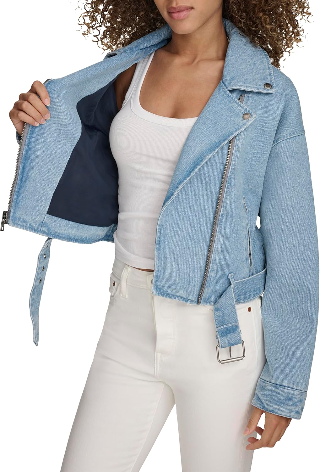 Levi's Women's Cropped Denim Moto - Image 5