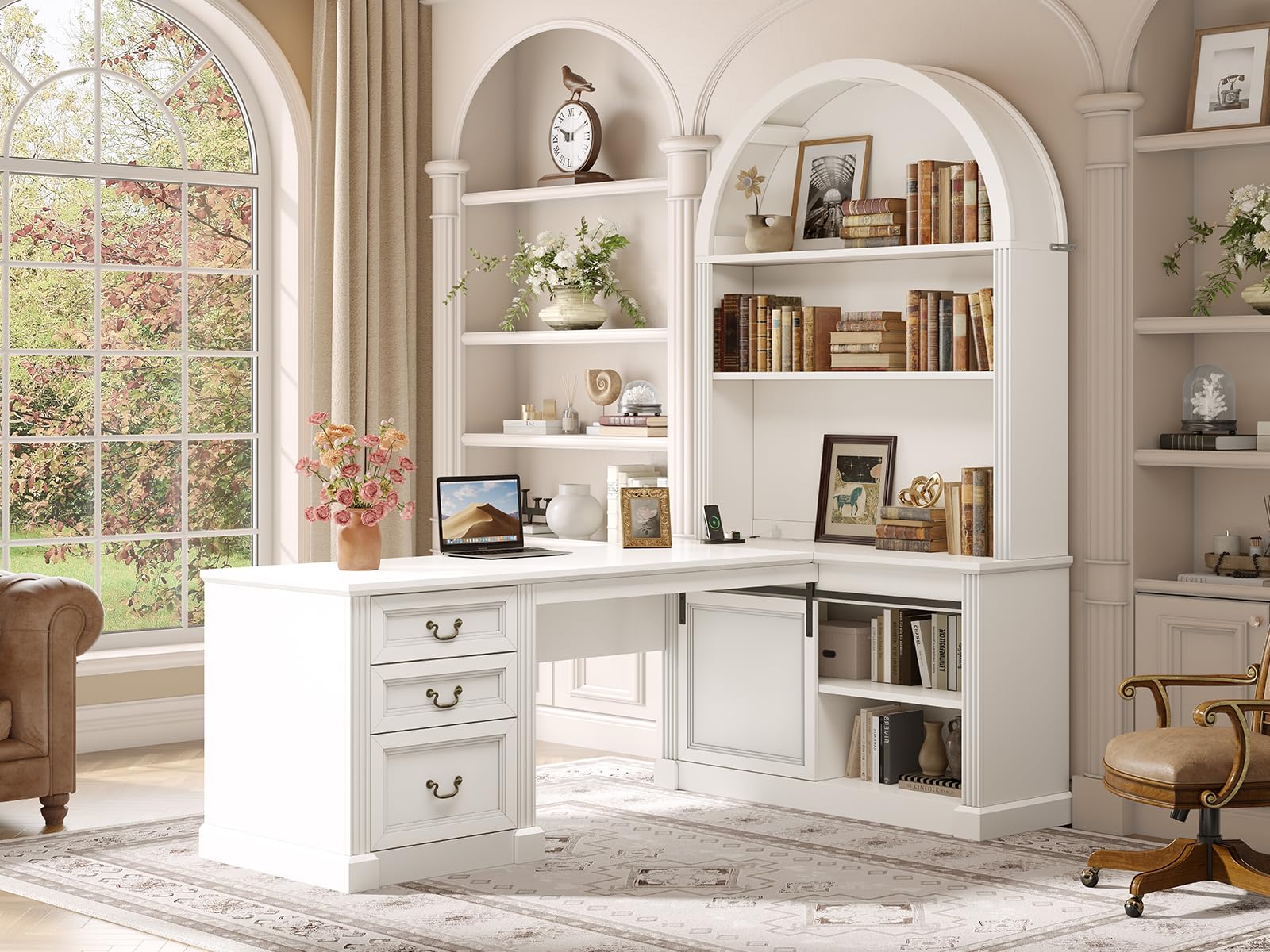Mayitaです。デスク Amazon.com: SEDETA Corner Desk, 39