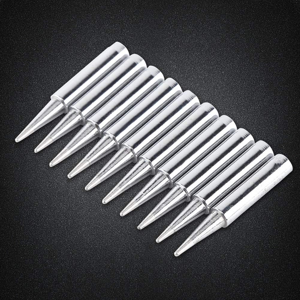 10X Soldering Iron Tips Replacement Solder Iron Tip For 936,937,907, Quick, Sywon, and Soldering Station Tool, 10 PCS