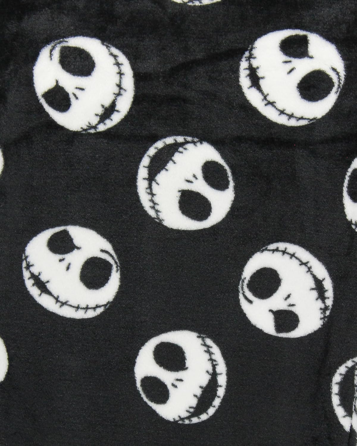 Disney Nightmare Before Christmas Jack Skellington AOP Design Adult Luxury Plush Lounge Sleep Pajama Pants