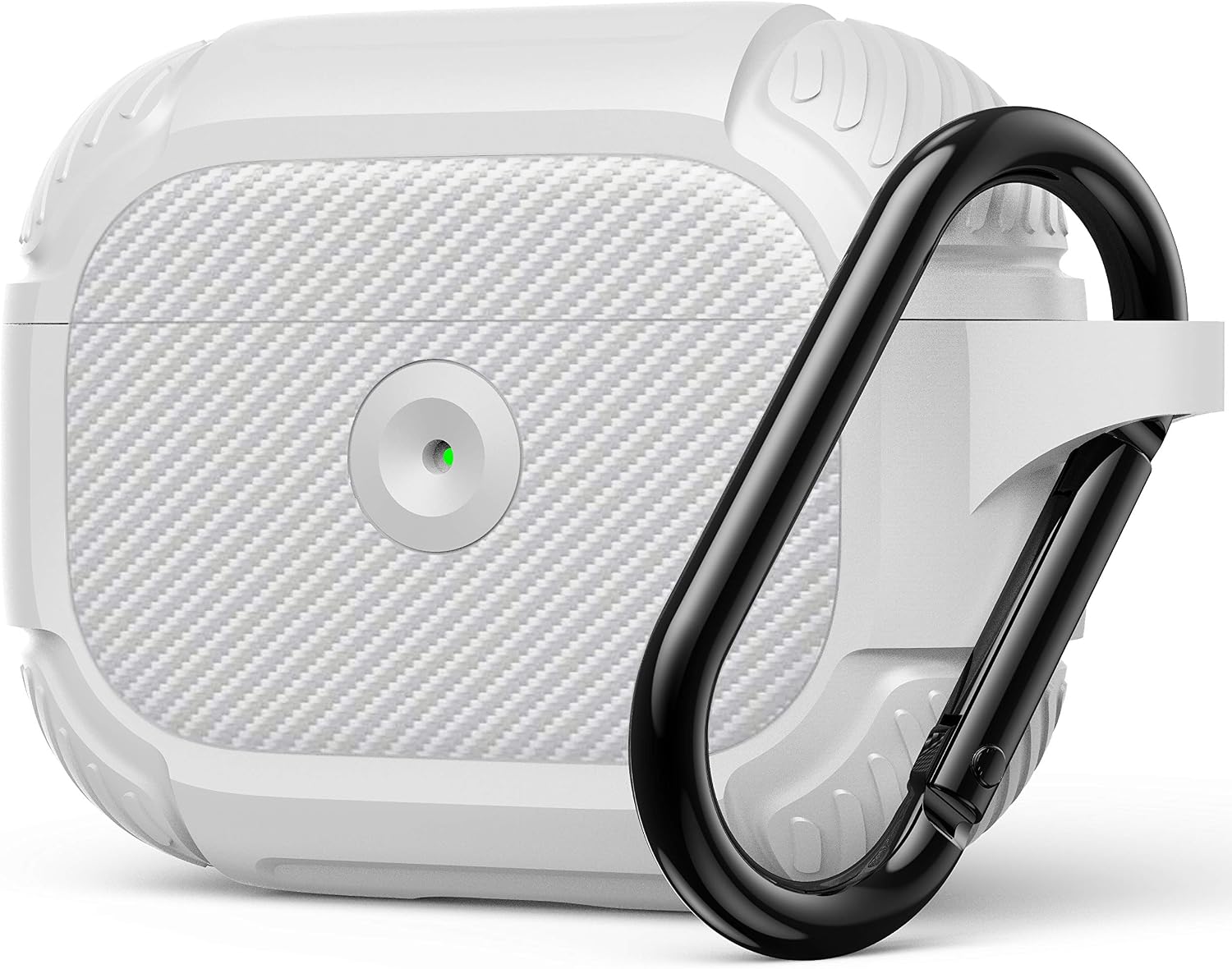 AirPods Pro Case, Full-Body Rugged Protective Cover, Resilient Shock Absorption Design, Durable Case with Smooth Skin - White