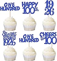 Vista 9 de 30 piezas de decoraciones para pastel de cumpleaños número 10, decoraciones de cupcakes negras con brillo, 10 feliz cumple, directo desde 2016, 10