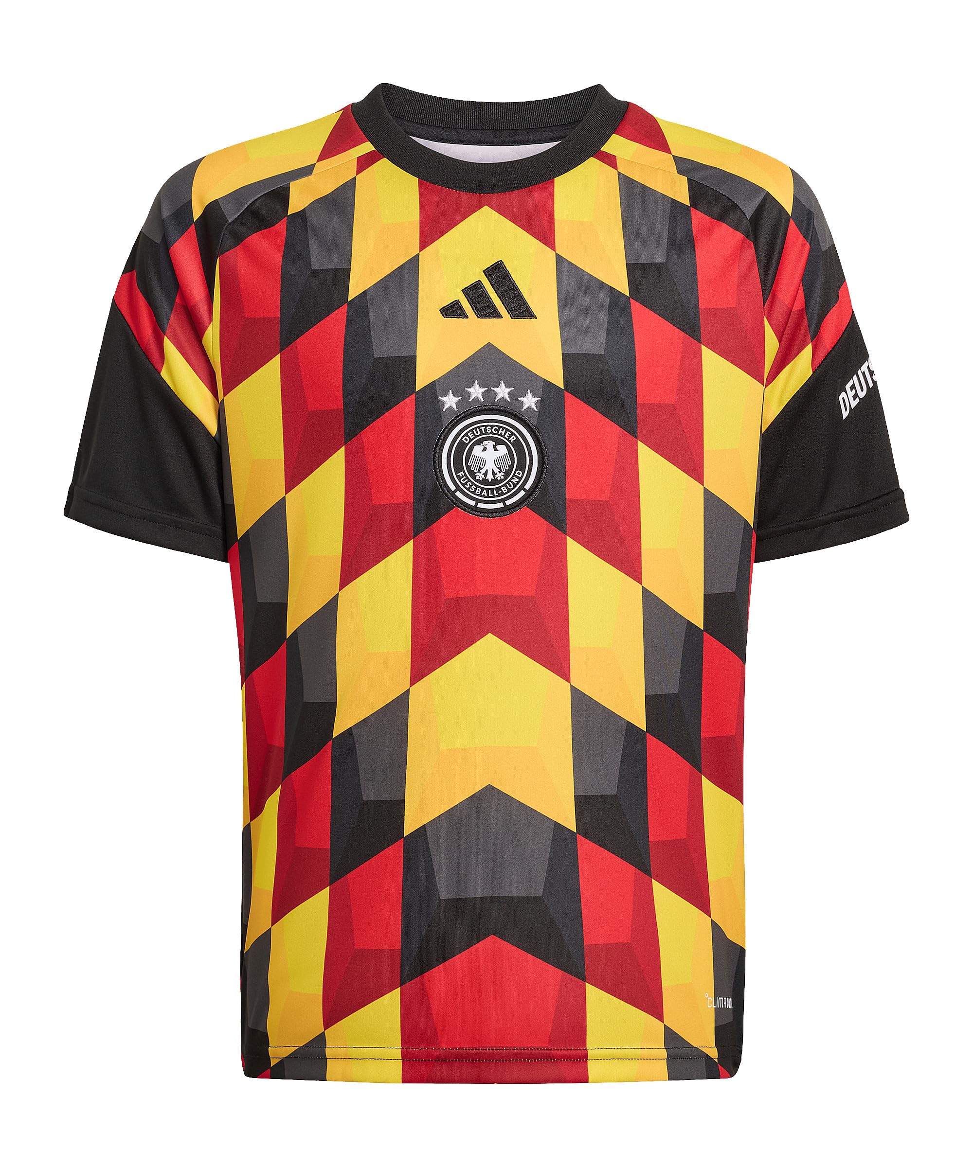 adidas Performance DFB Deutschland Prematch Trikot Home WM 2026 Kids schwarz, 164 Kinder