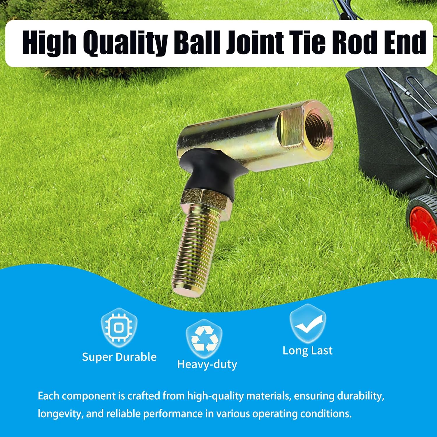923-0156 923-3018 109850X Ball Joint Tie Rod End Compatible with MTD Murray 21031 7010745 with Tough Crimped Construction