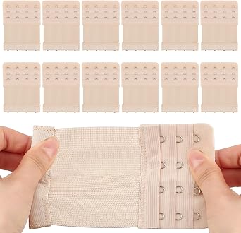 12 PCS Bra Extender 4 Hook, Bra Extenders 4 Hooks Bra Strap Extender