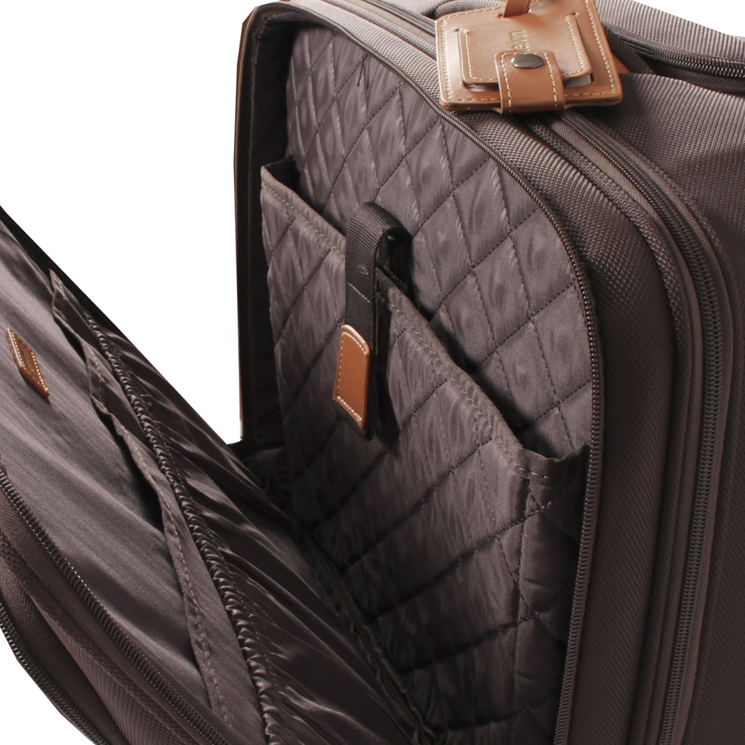 Melvin Luxury 17" Business Executive Roller Overnight Travel Briefcase Cabin Luggage Laptop Bag 2 Wheel Trolley Case - Image 3