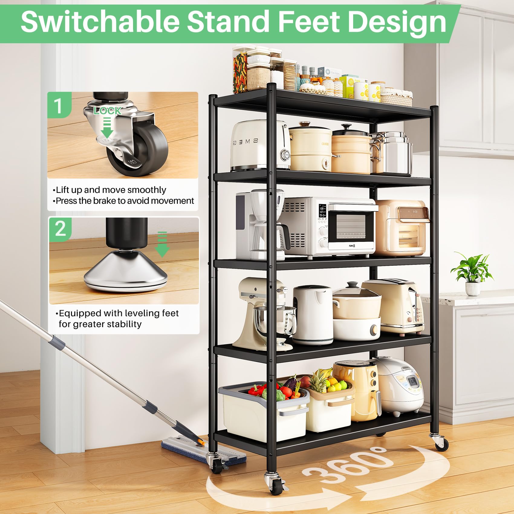Metal Kitchen Shelving Kitchen Shelving Units : Target