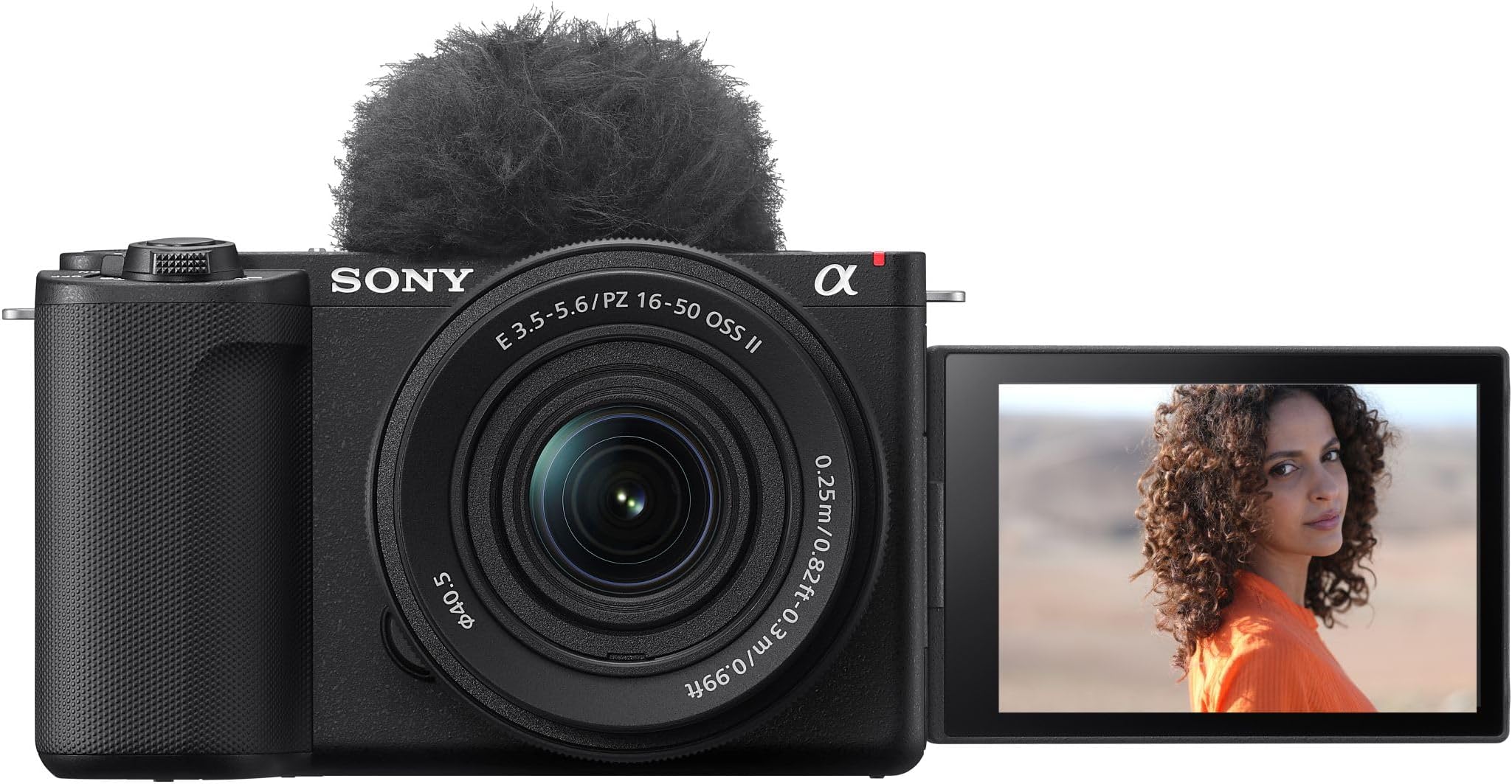 Sony Alpha ZV-E10M2K 26 MP Interchangeable Lens Mirrorless Vlog Camera for Creators (16-50mm Power Zoom Lens) | APS-C Sensor | 4K 60p with 10bit 4:2:2 Recording - (Black)