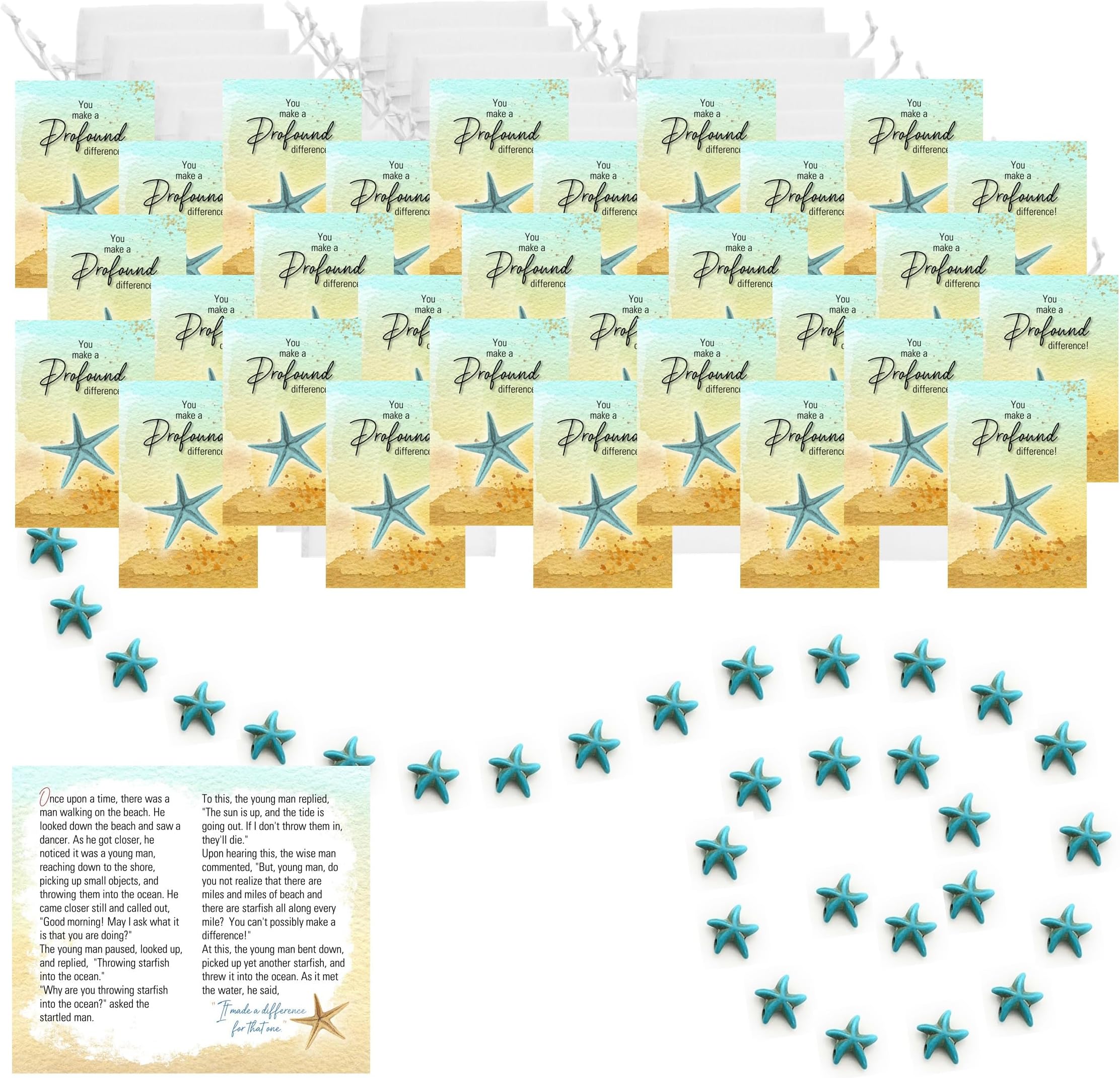 Smiling Wisdom - 10 Bulk Starfish Story Appreciation Gift Sets (30 - View #3