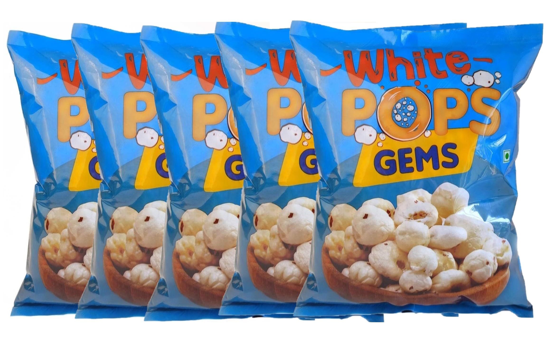 White Pops - Gems Makhana Foxnuts Gorgon nut Gluten Free Vegan Snacks Healthy Diet Immunity Booster Snacks Water Lily pops, Gems Makhana or Foxnut Pack of 5 (1250 gm). (B0CHMZD4YQ) Amazon Price History, Amazon Price Tracker