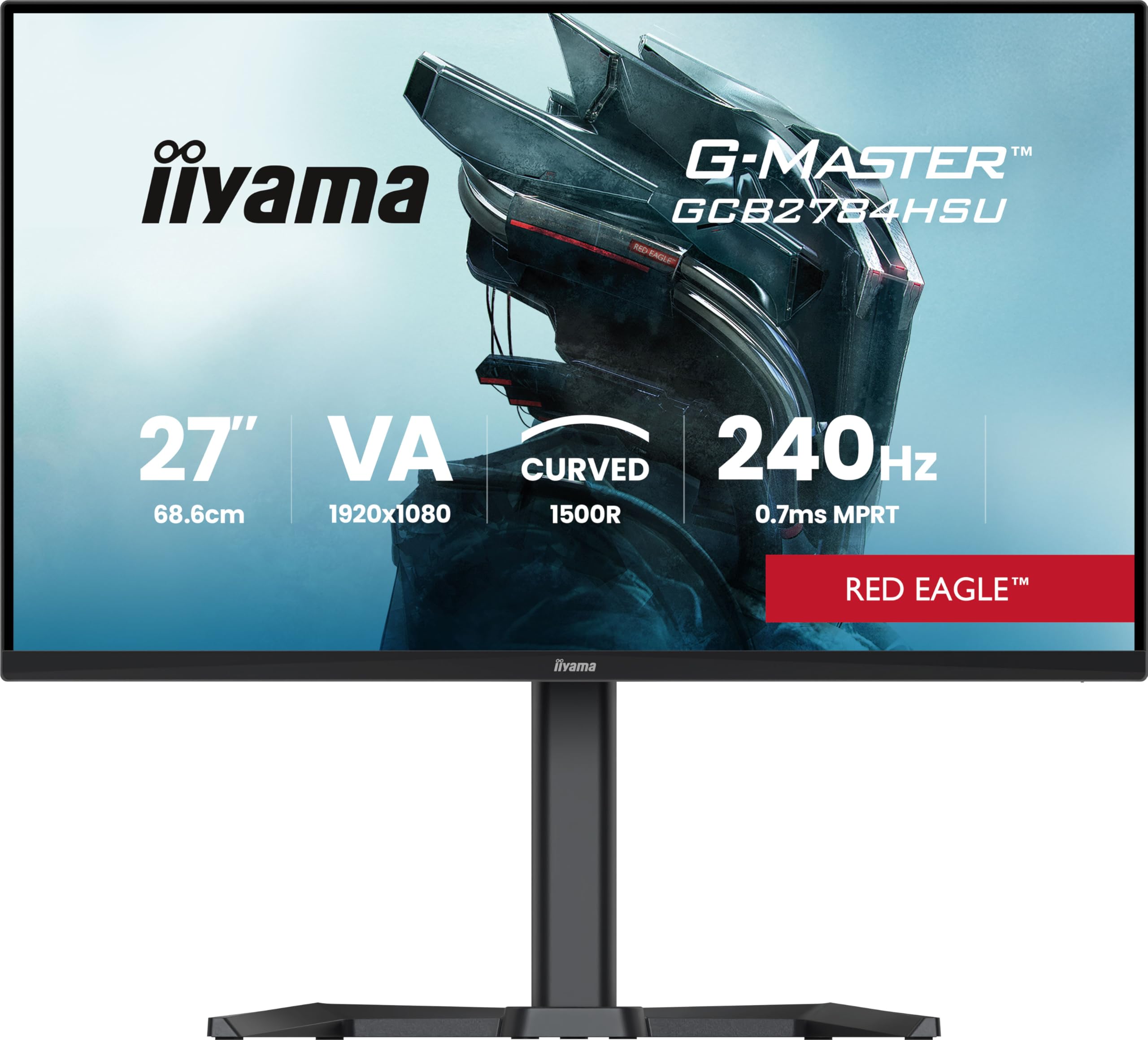 Iiyama G-Master Red Eagle Gcb2784hsU-B1 - LeD-Monitor - Gaming - Gebogen - 68.6 Cm (27")