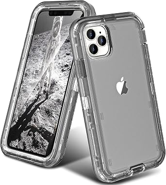ORIbox Case Compatible with iPhone 13 Pro, Heavy Duty Shockproof Anti-Fall Clear case
