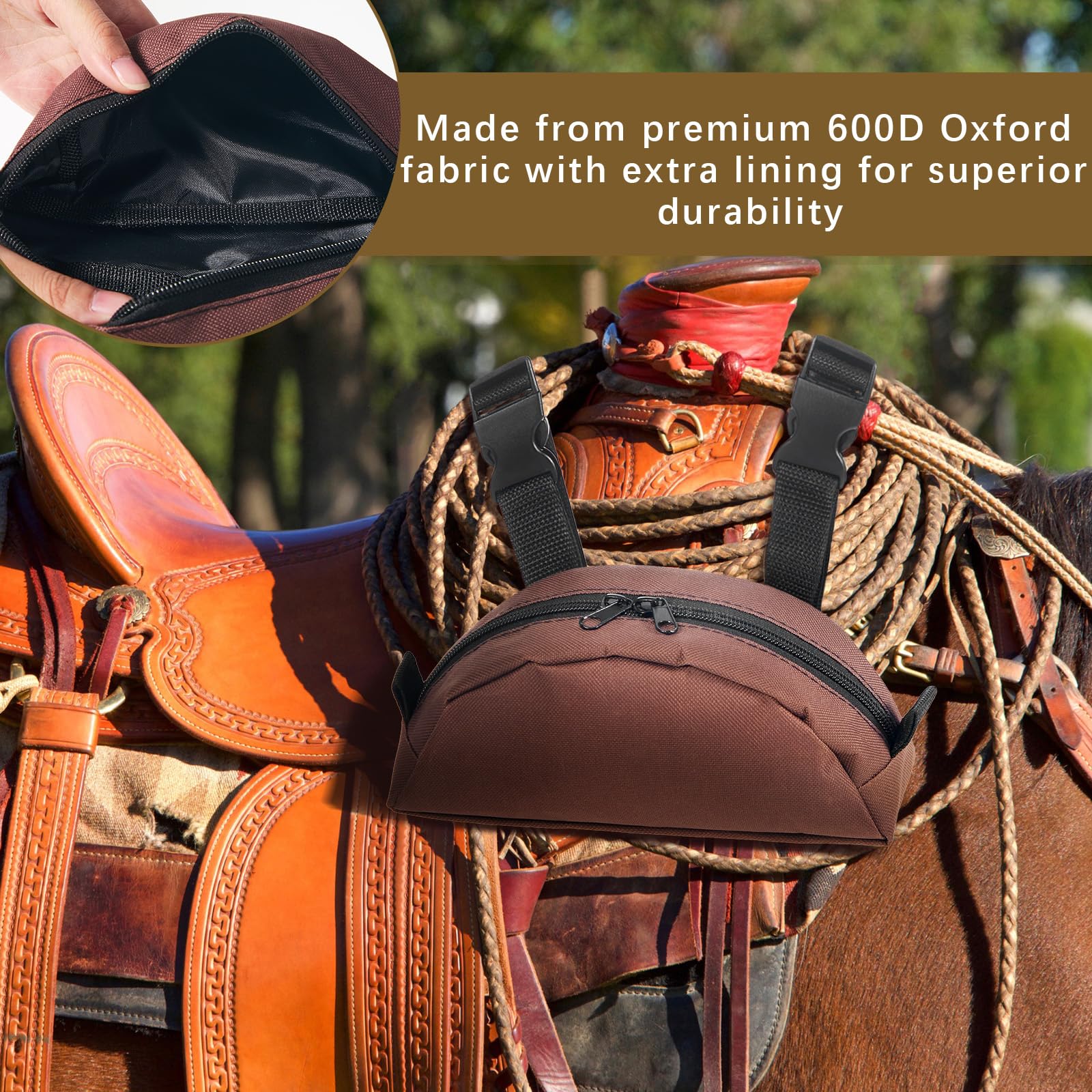 Sac à dos pour selle Equithème Premium