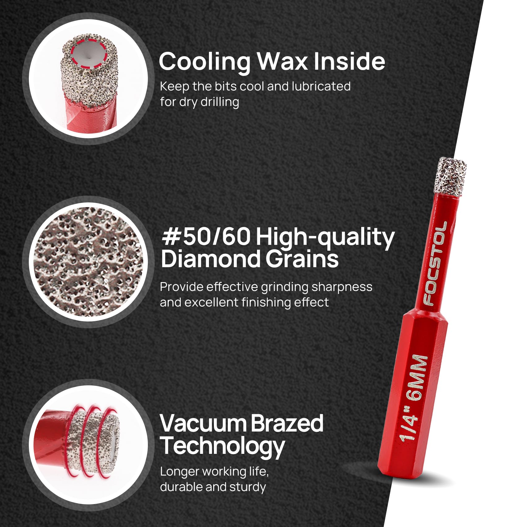 Dry Diamond Drill Bit Set - Image 3