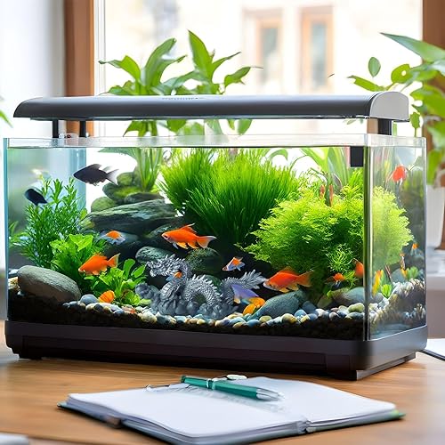 Miniatura 6 de Saim Estatua de dragón de acuario, adornos de resina, decoración de pecera asiática, adorno de acuario tallado a mano para pecera, decoración del