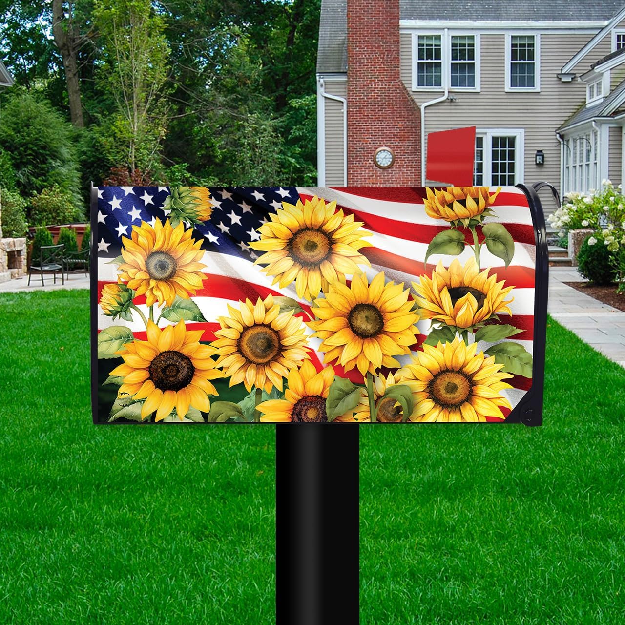 Briarwood Lane American Sunflowers Mailbox Cover