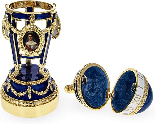 Miniatura 4 de BestPysanky Marcos de fotos en el reloj Royal Inspired Imperial Easter Egg