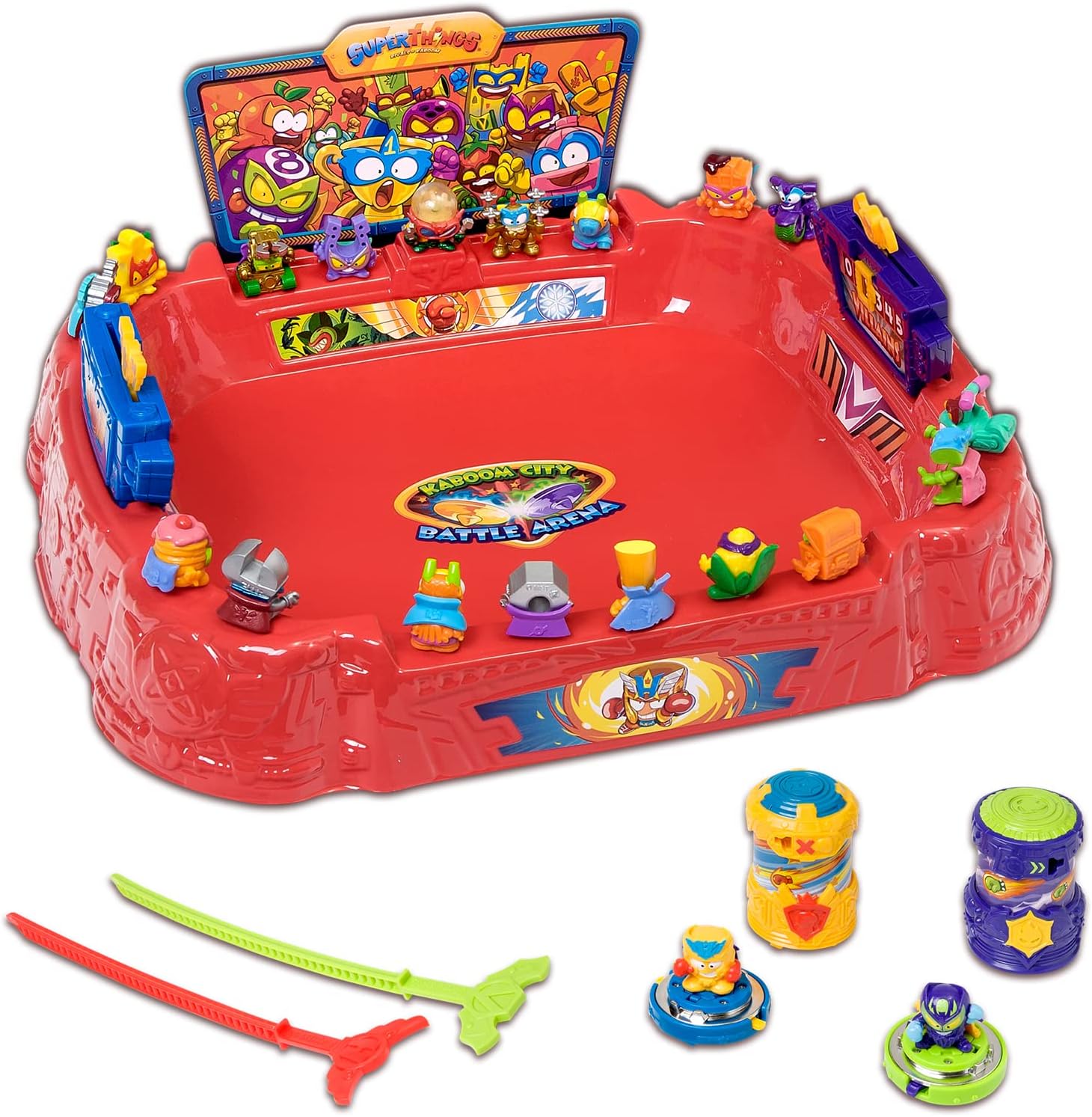 SUPERTHINGS Battle Arena – Contains 1 Arena, 2 Exclusive Battle Spinners & 2 Exclusive SuperThings