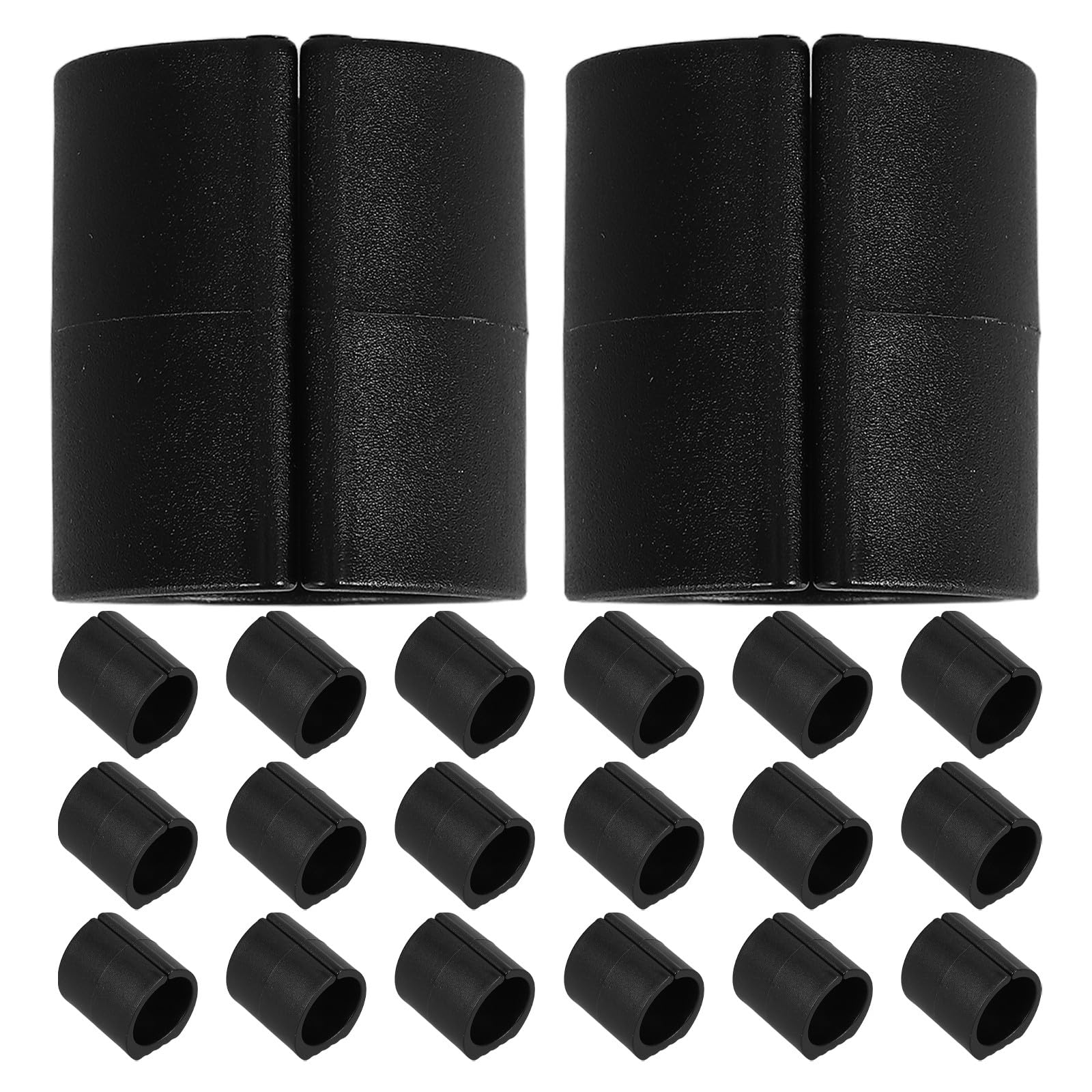 Protectores de suelo para patas de sillas con fundas antideslizantes negras