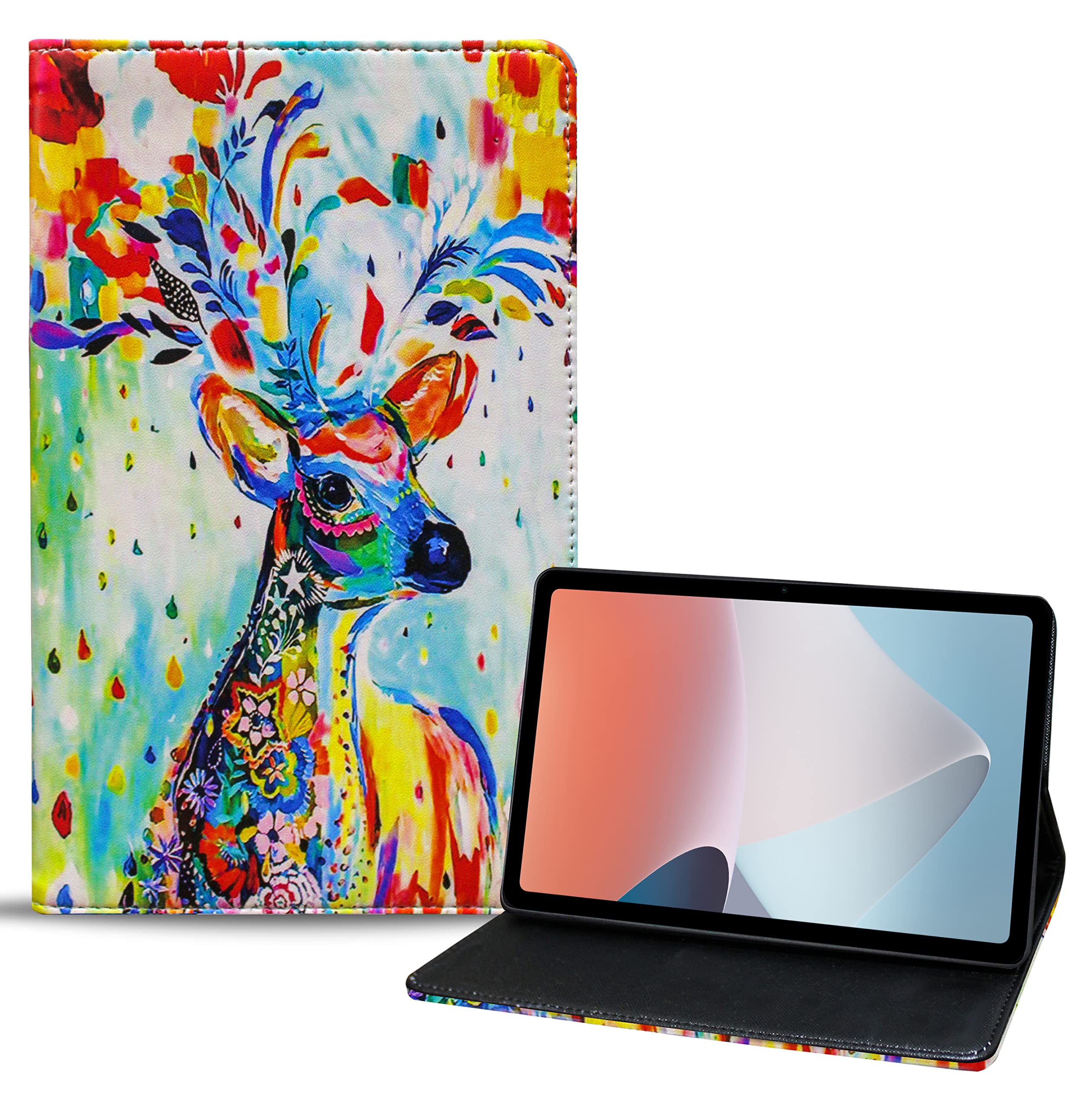 TGK Printed Classic Design with Viewing Stand Leather Flip Case Cover for Oppo Pad Air 10.36 inch Tablet with Precise Cutouts (Deer-Painting) (B0B8Z13RFR) Amazon Price History, Amazon Price Tracker