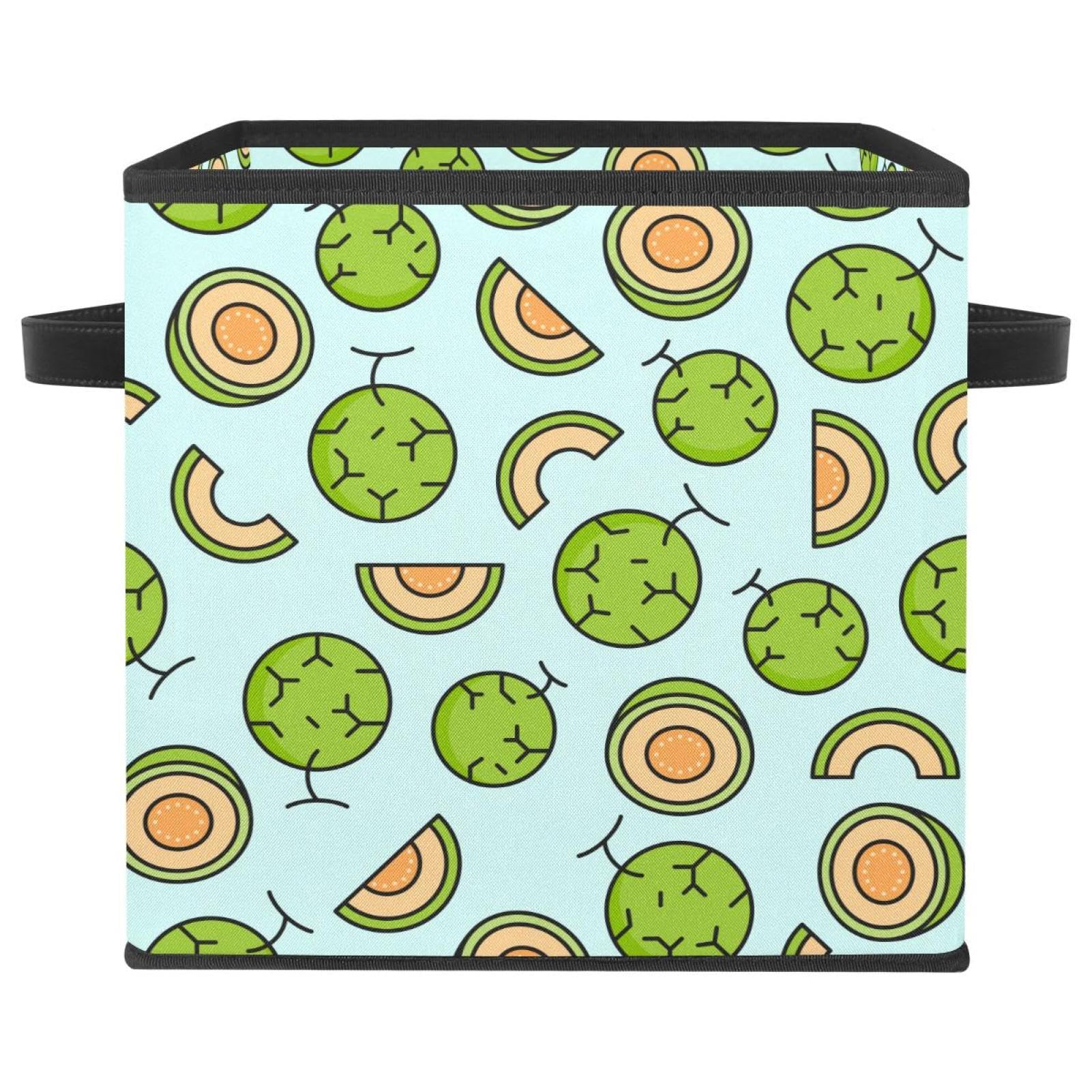 Cube organisateur bacs de rangement avec poignées pour vêtements et jouets